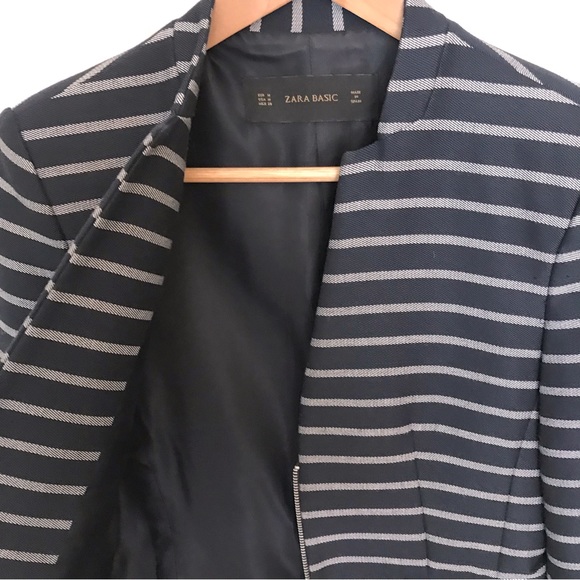 Zara Striped Blazer - Picture 7 of 12
